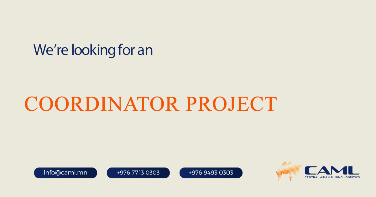 We are hiring a Coordinator Project