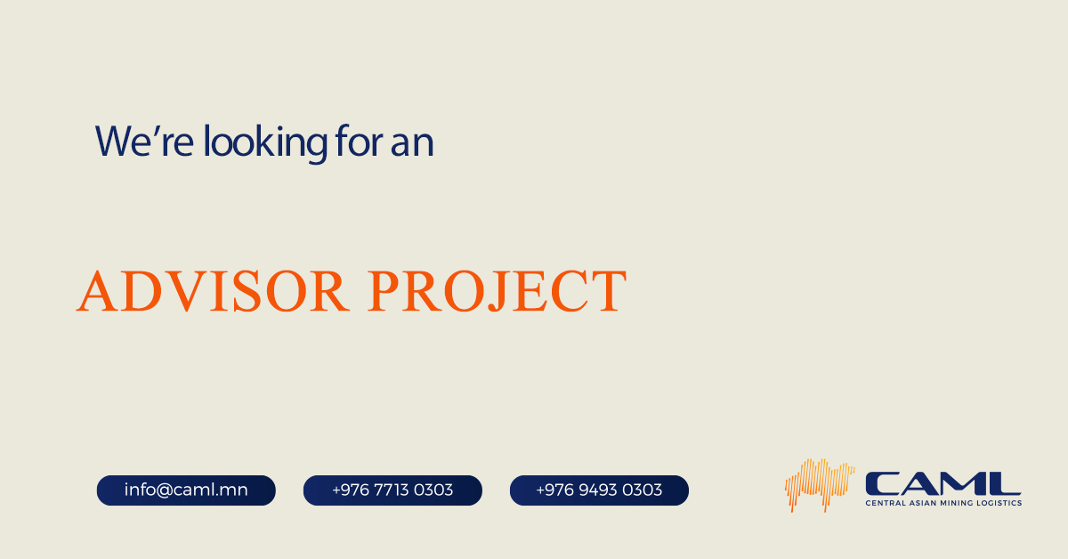 We are hiring an Advisor Project