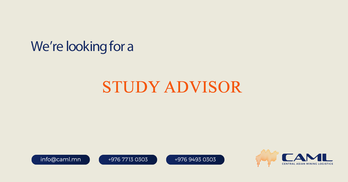 We are hiring a Study Advisor.