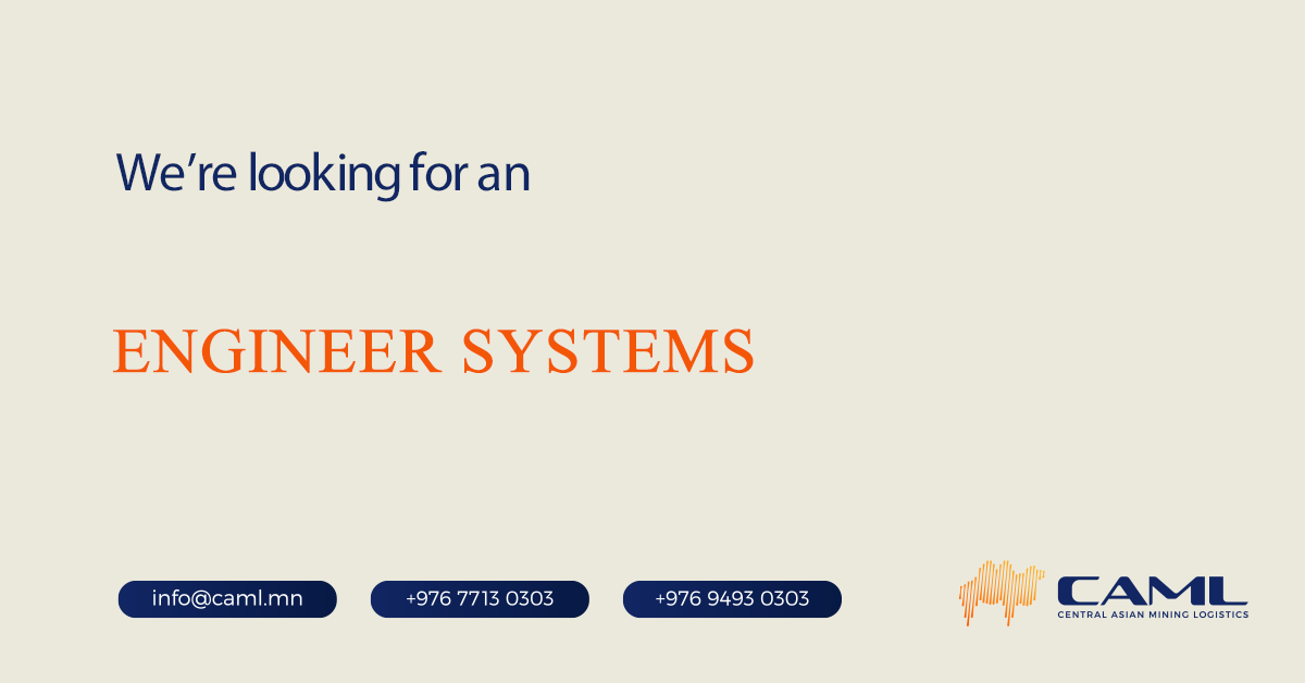 We are hiring an Engineer Systems