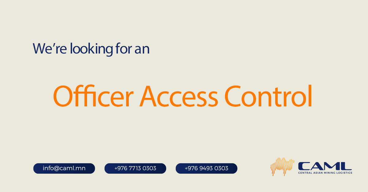 We are hiring an Officer Access Control
