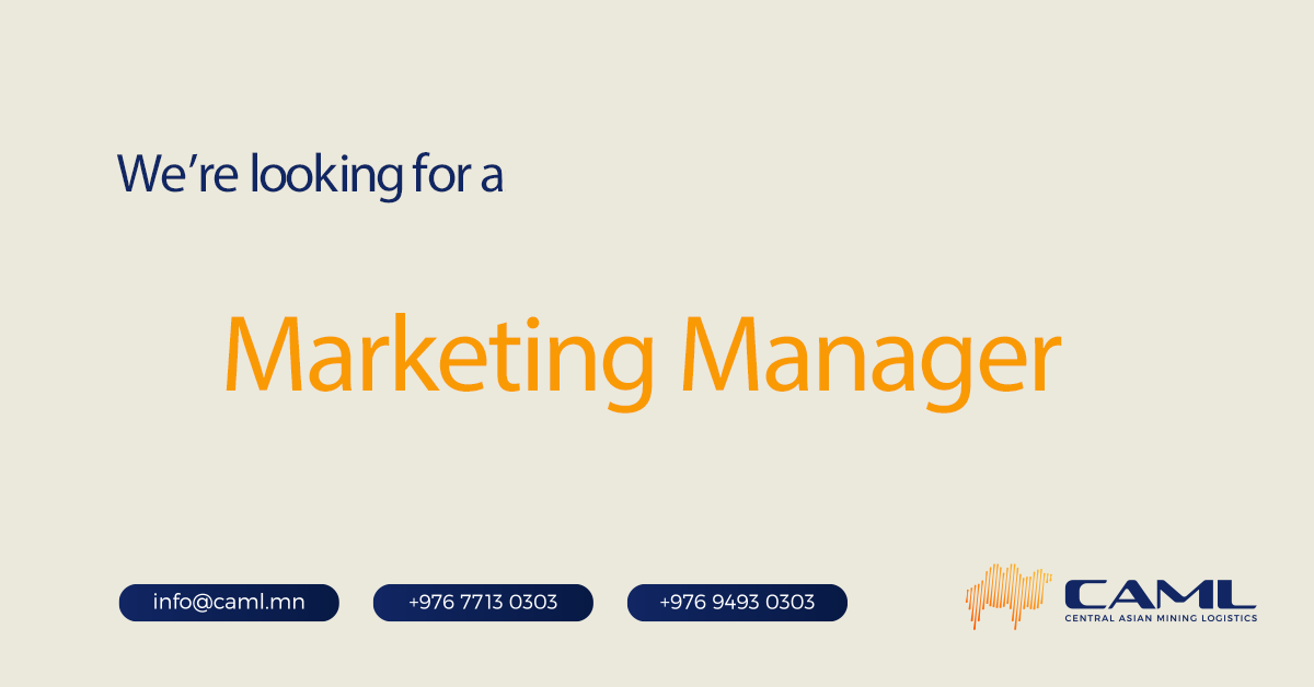 We are hiring a Marketing Manager