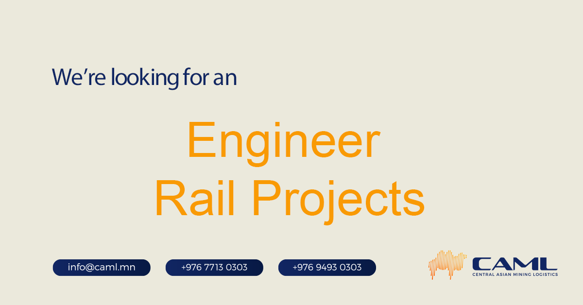 We are hiring an Engineer Rail Projects