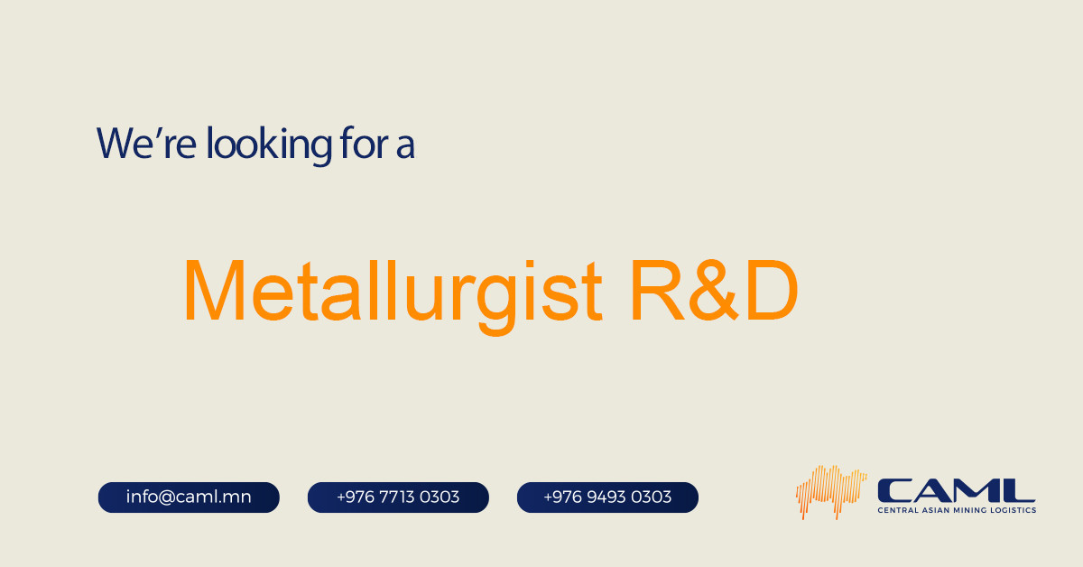 We are hiring a Metallurgist Research & Development
