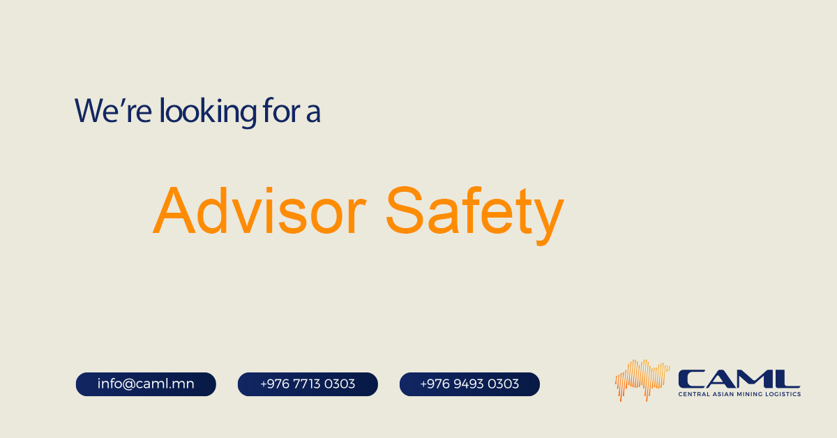 We are hiring an Advisor Safety