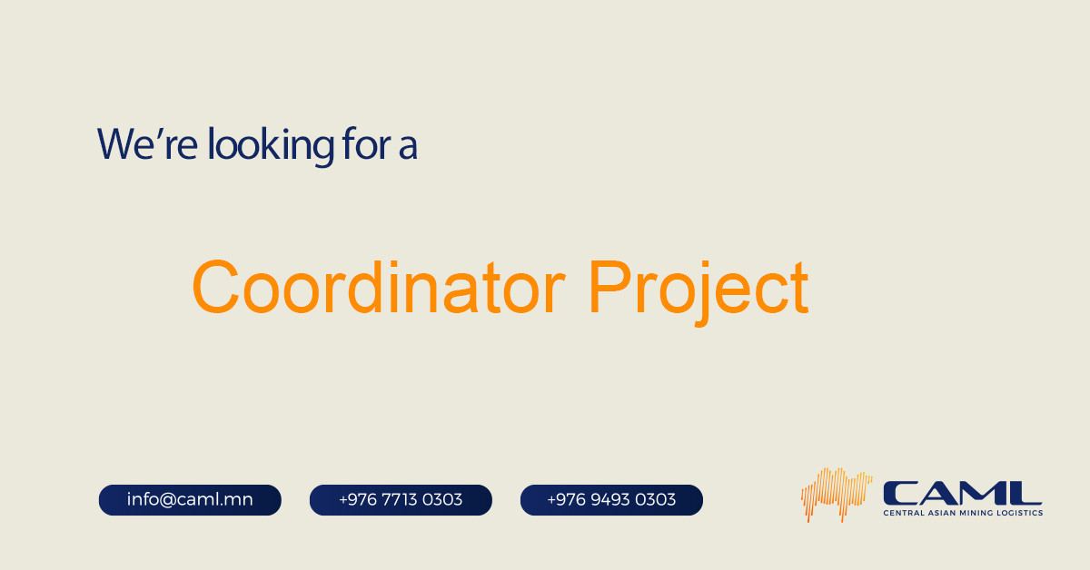 We are hiring a Coordinator Project