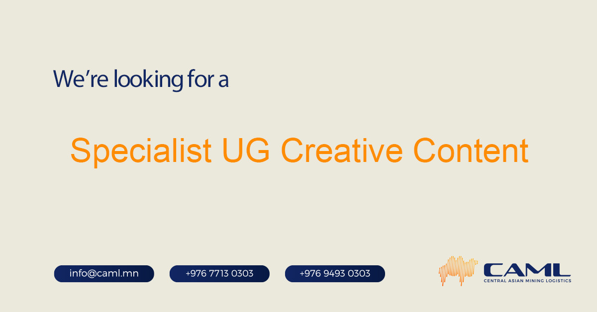 We are hiring a Specialist UG Creative Content