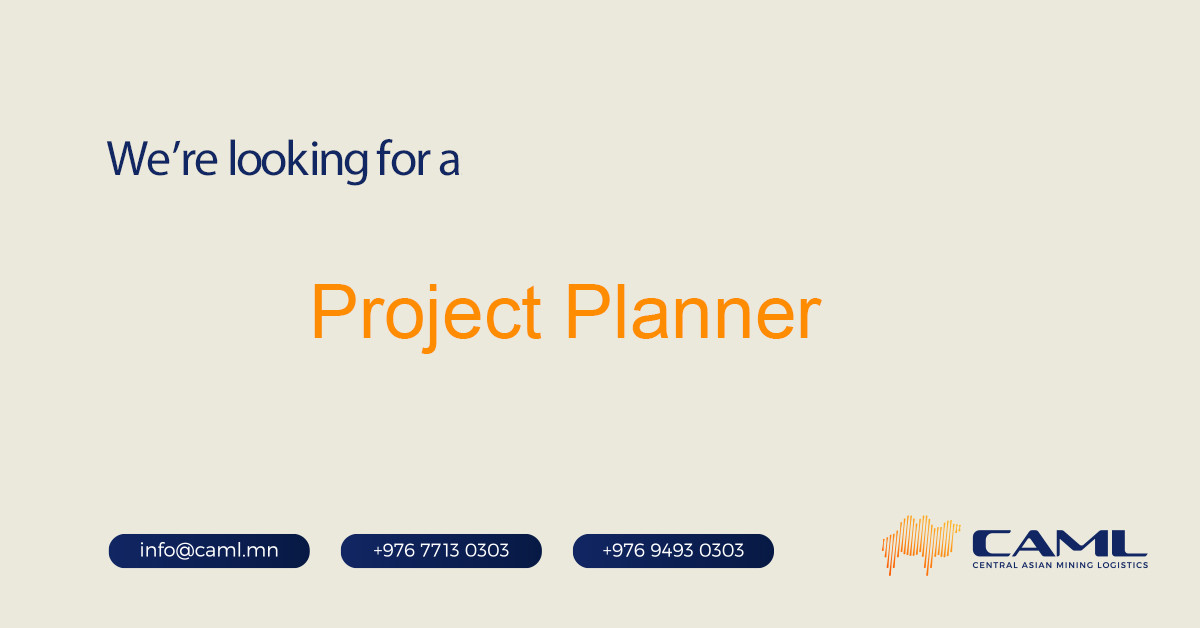 We are hiring a Project Planner