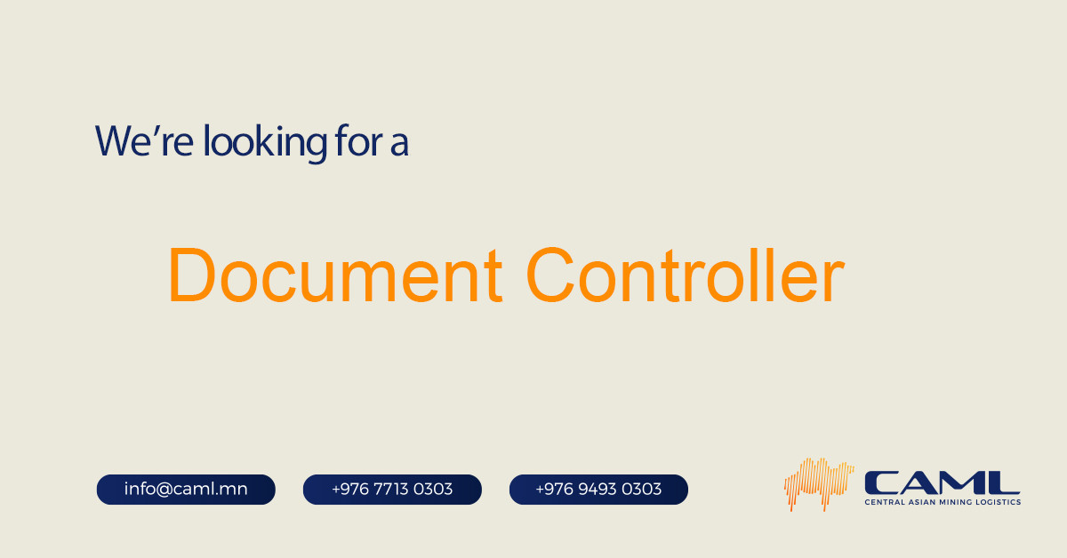 We are hiring a Document Controller